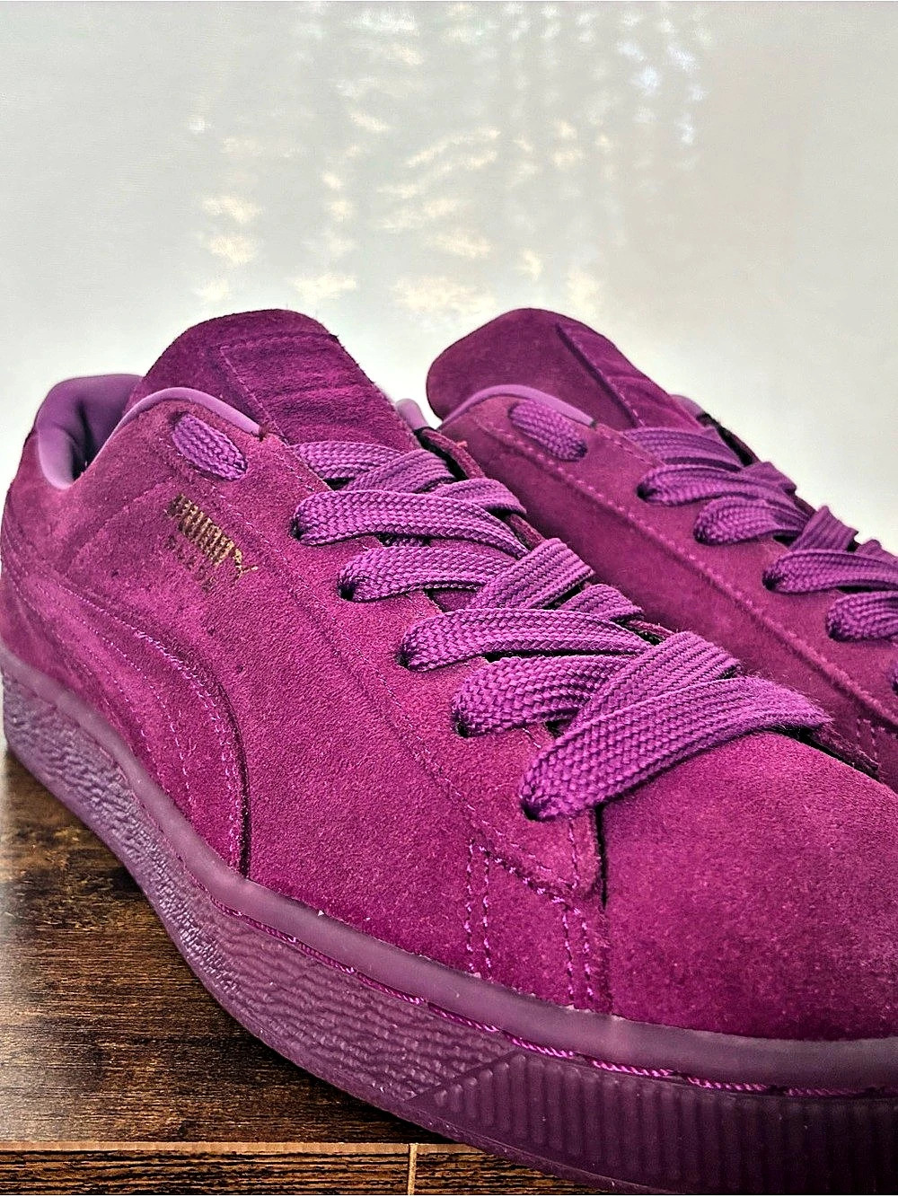 PUMA Suede Women's Sneakers Purple US 7 Like New